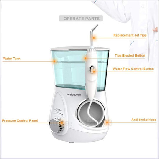 Waterpulse Water Flosser B07P5L31SQ Λευκό