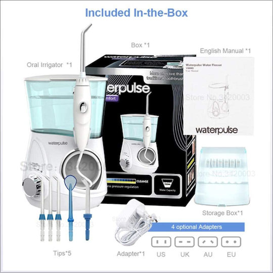 Waterpulse Water Flosser B07P5L31SQ Λευκό