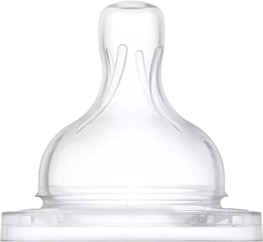 Philips Θηλές από Σιλικόνη Μέτριας Ροής για 3+ μηνών 2τμχ