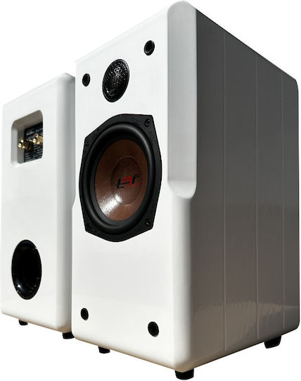 TRF WTCB552HS WTCB 552HS W/W PAINT Ζεύγος Ηχείων Hi-Fi Βιβλιοθήκης 80W 2 Δρόμων Λευκό