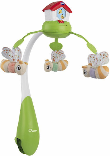 Chicco Mobile for Cot Rotating / with Projector Bees for 0++ Months 11080-00