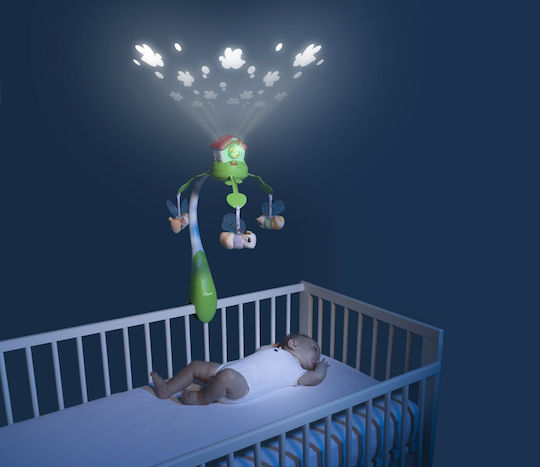 Chicco Μόμπιλε Κούνιας με Περιστροφή / με Προτζέκτορα Μελισσούλες για Νεογέννητα