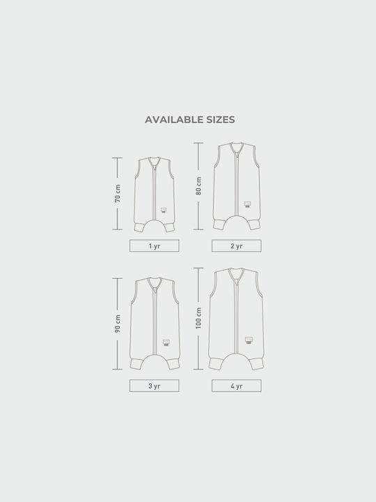 Nuvita Winter Sleeping Bag with Feet 2.5 Tog Beige