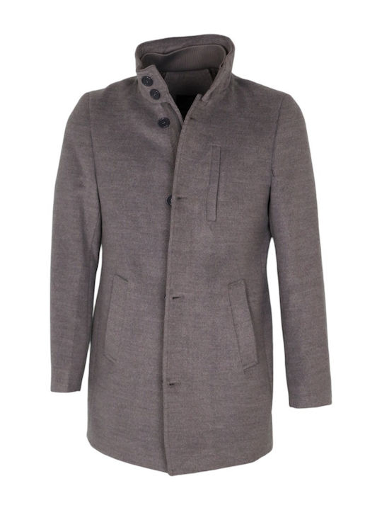 Endeson Fashion Men's Coat grey