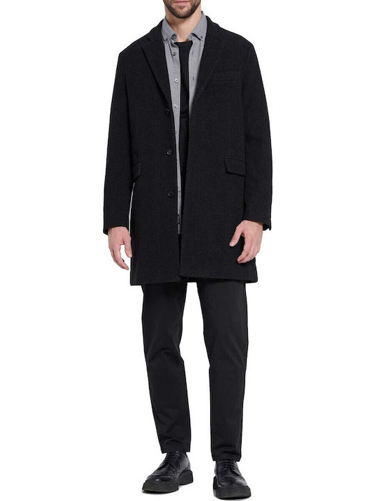 Herren Mantel Black (Black)