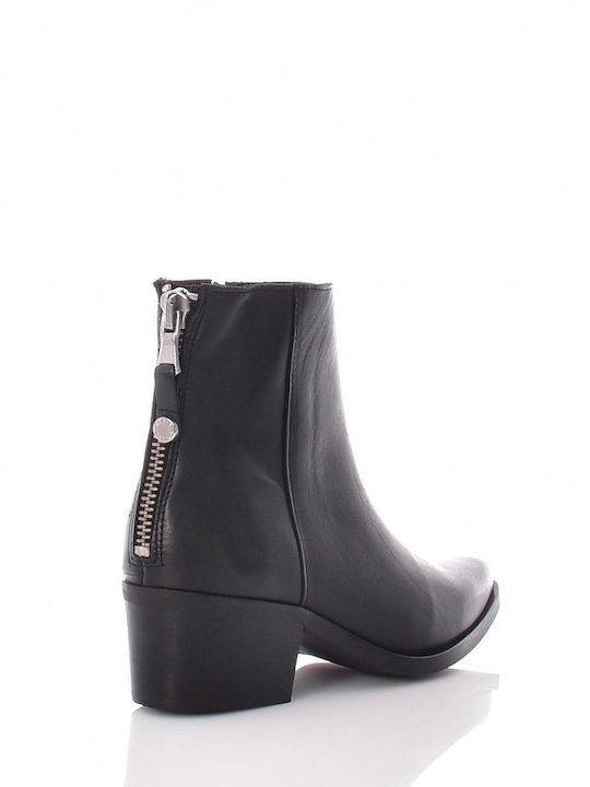 Sorana Leder Stiefeletten Damen Schwarz