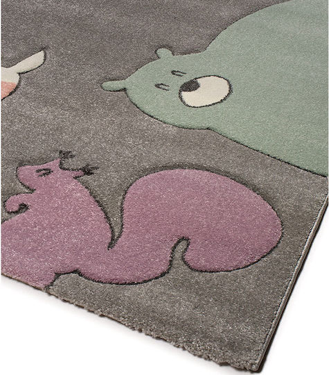 Viokarpet Yolo Kinderteppich 295 Grau 140x200cm