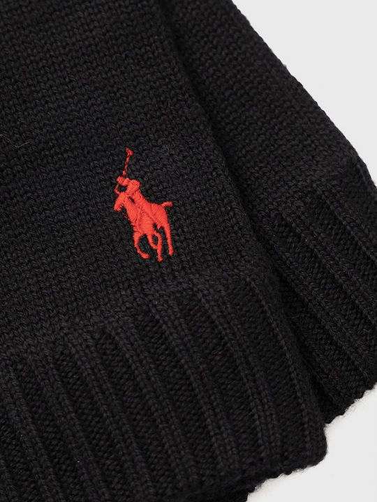 Ralph Lauren Schwarz Gestrickt Handschuhe