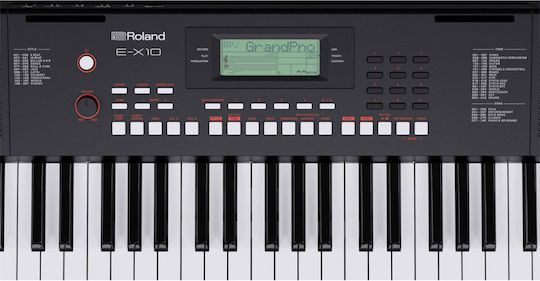 Roland Keyboard E-X10 with 61 Keys Black