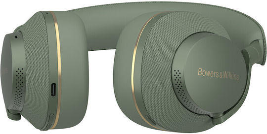 Bowers & Wilkins PX7 S2e Kabellos / Kabelgebunden Über Ohr Kopfhörer mit 30 Stunden Betriebszeit und Quick Charge Forest Green