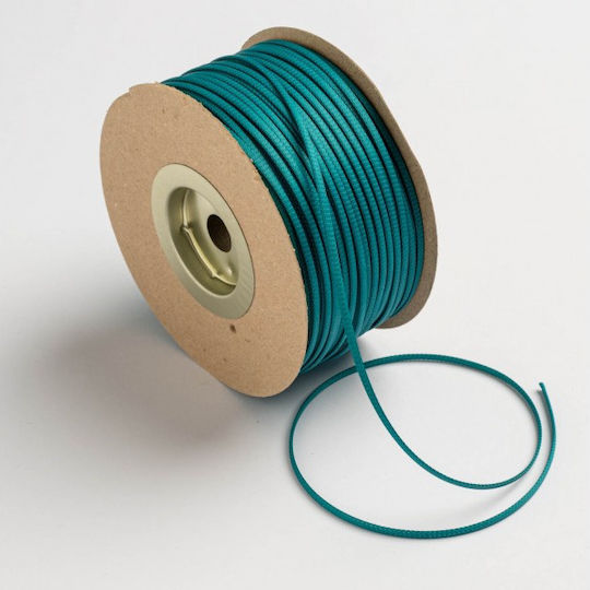 Kyriacou Șiret Satin Turcoaz 2mm x 100m