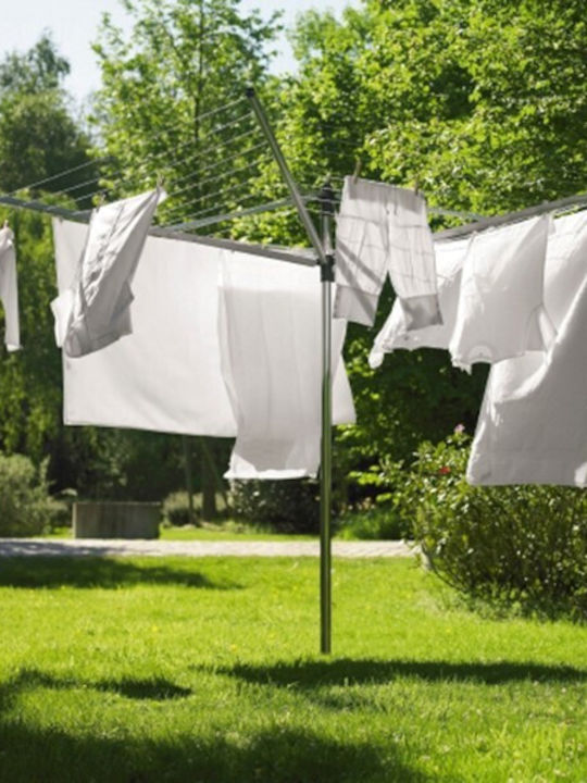 Brabantia Aluminum Folding Floor Clothes Drying Rack with Hanging Length 50m