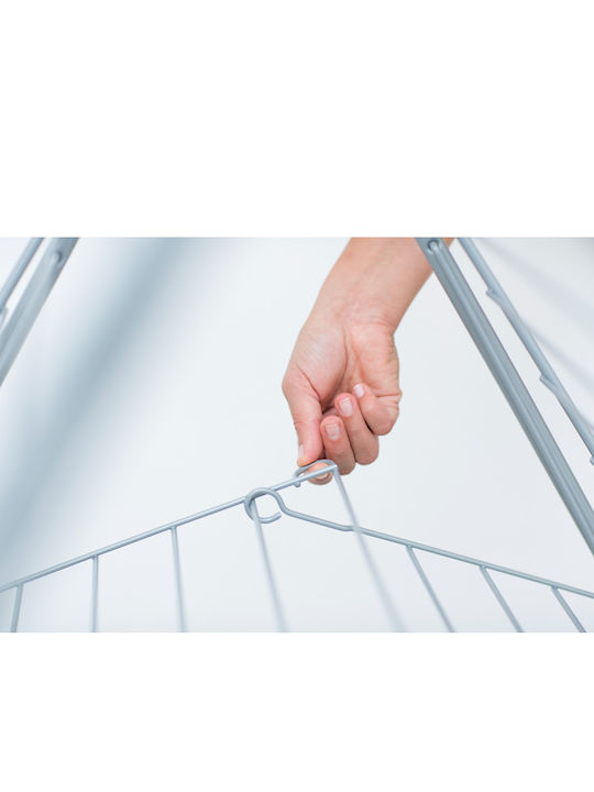 Brabantia Metallic Folding Floor Clothes Drying Rack with Hanging Length 23m