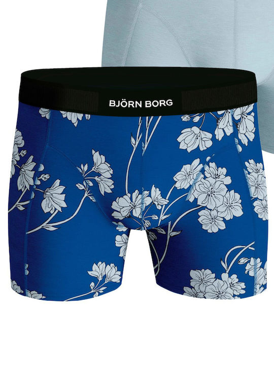 Björn Borg Herren Boxershorts Blau 2Packung