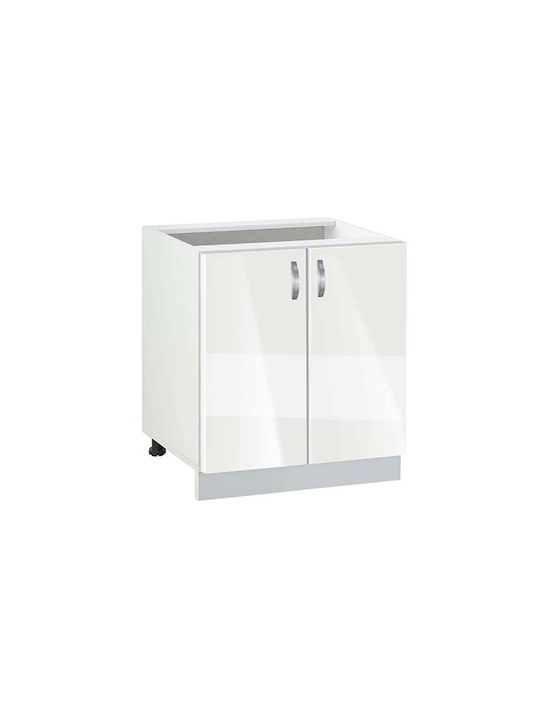 No 802 Floor Cabinet White 80cm