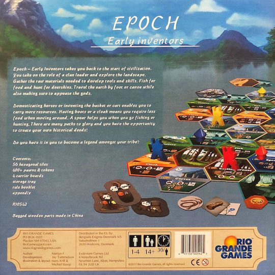 Board Game Epoch: Early Inventor for 1-4 Players 12+ Years Old (EN) Rio Grande Games