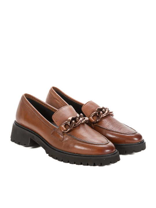 Women's Moccasins in Brown Color