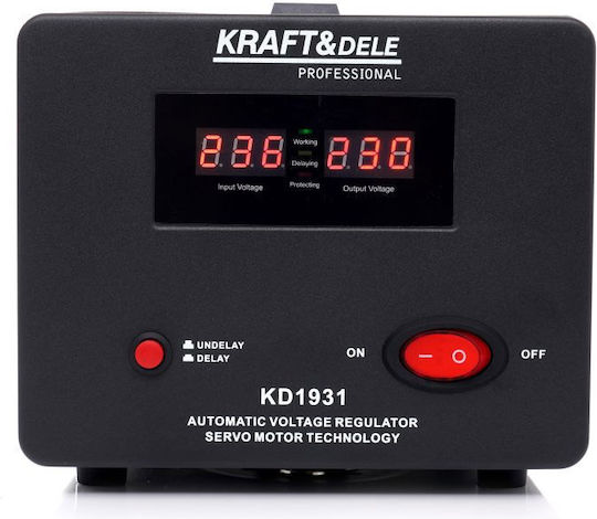 Kraft & Dele KD1931 Σταθεροποιητής Τάσης 1000VA