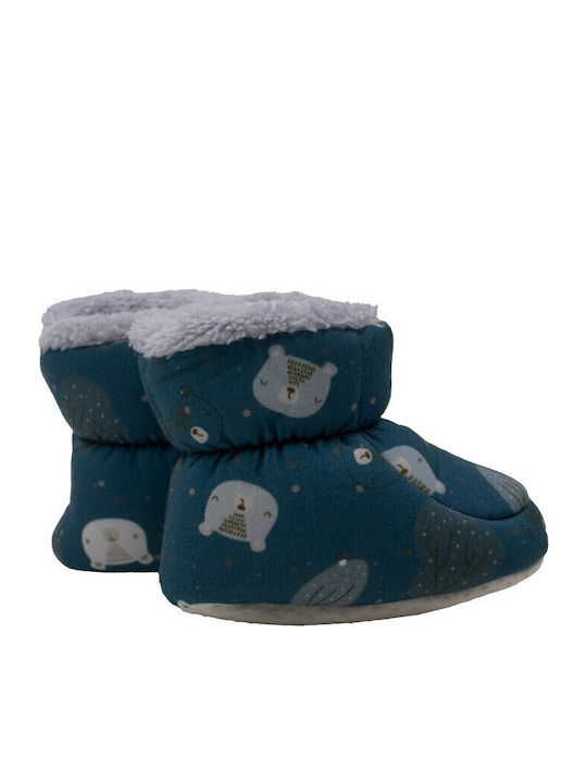 Funny Baby Baby Hausschuhe Blau