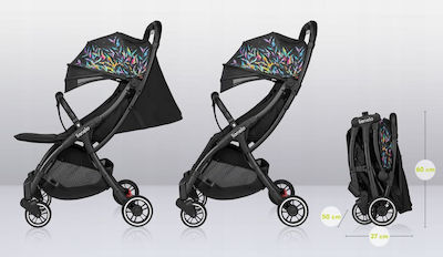 Lionelo Julie One Baby Stroller Suitable for Newborn Black Gold 6.65kg