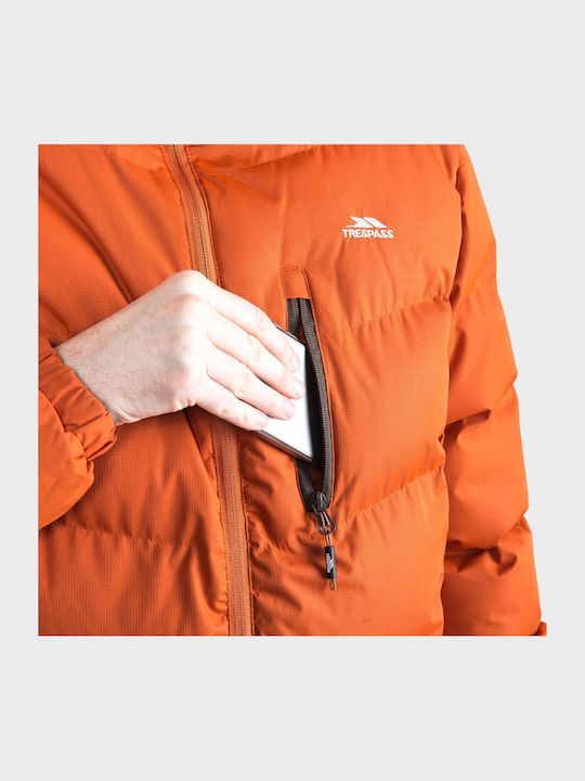 Χειμωνιάτικο Μπουφάν Puffer Αδιάβροχο Πορτοκαλί