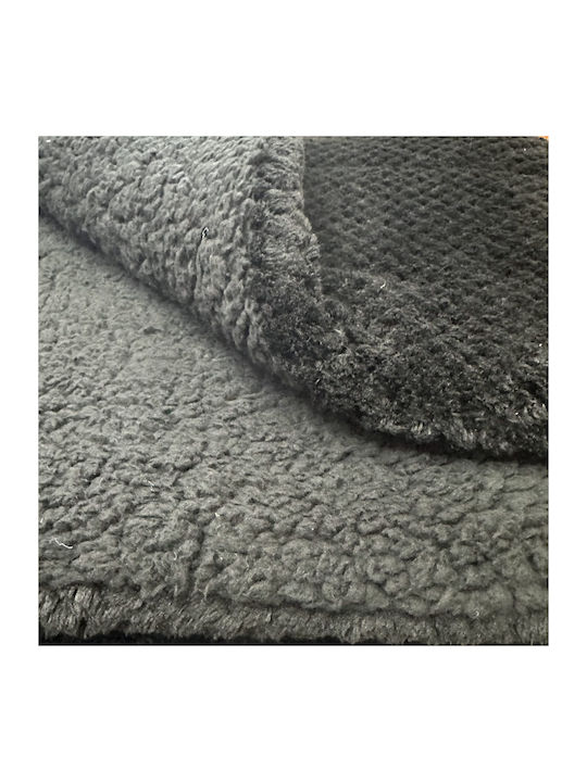 Olia Home Duvet Cover Queen 220x240cm Black Velvet-Black Metal