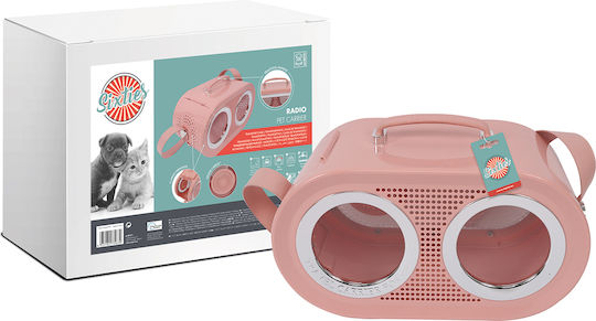 M-Pets Κλουβί Μεταφοράς Σκύλου Ροζ 50x23.5x31cm
