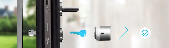 Tedee Electronic Lock Tedee Smart in color Gray with Connectivity Wi-Fi