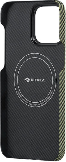Pitaka Fusion Weaving Magez Back Cover Aramid Fiber 0.95mm Multicolour (iPhone 15)