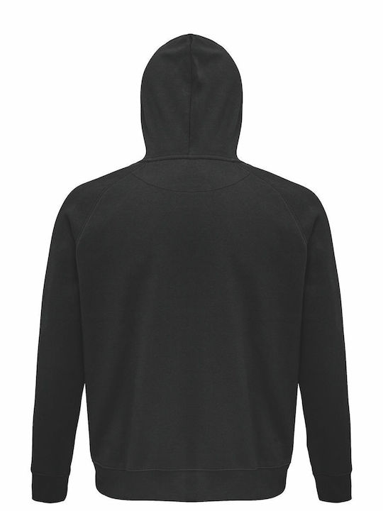 Hoodie Unisex Organic " Μαίρη Κρήστμας Ενεχάπη Νιούγιαρ " Black