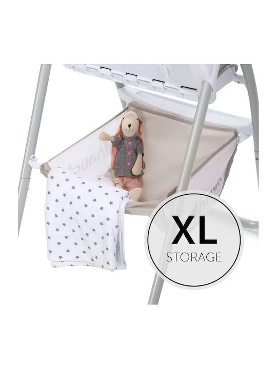 Hauck Sit N Fold Foldable Baby Highchair with Adjustable Height Beige