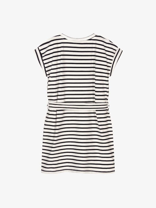 Michael Kors Kids Dress Striped Short Sleeve Multicolour