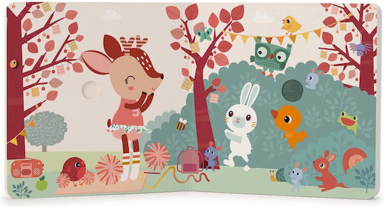 Lilliputiens Activity Book Touch Book with Sounds for 12++ Months
