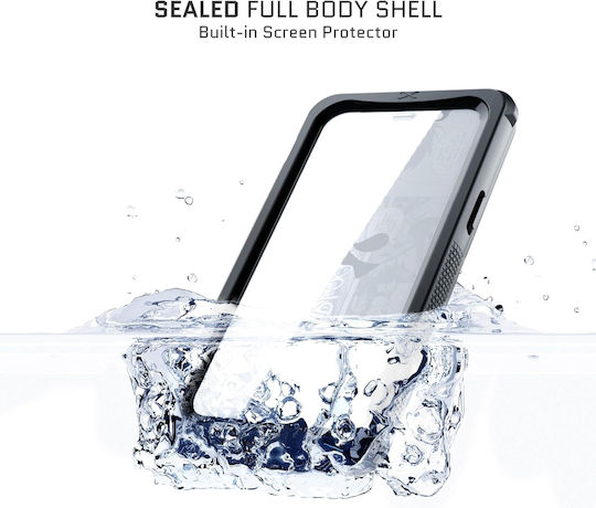 Ghostek Nautical 4 Back Cover Πλαστικό 0.68mm Αδιάβροχο Σετ με Τζαμάκι Μαύρο (iPhone 15)