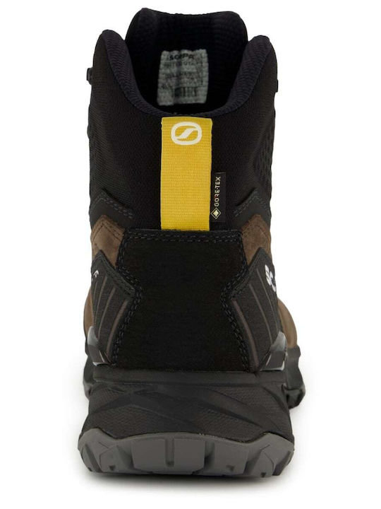 Scarpa Ανδρικά Ορειβατικά Μποτάκια Αδιάβροχα με Μεμβράνη Gore-Tex Κίτρινα