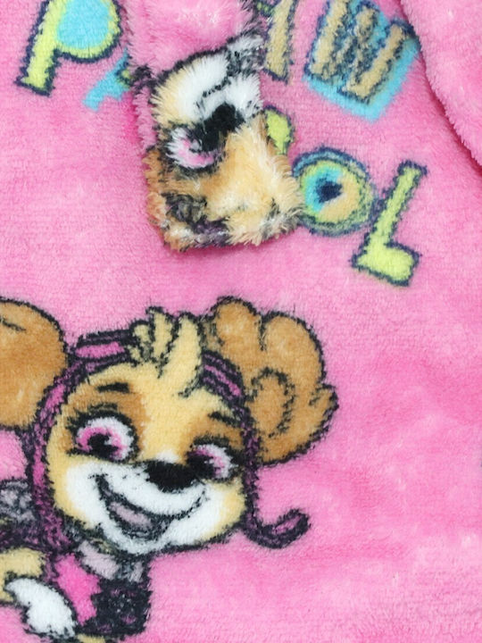Nickelodeon Kids' Robe Winter Fleece Pink Paw 52