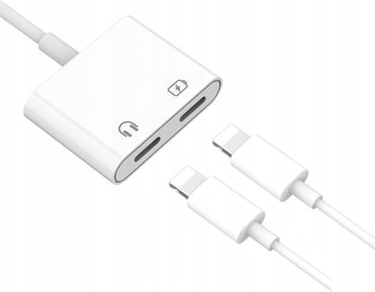 Convertor Lightning Masculin în Lightning Feminin Alb 1 Bucată CO2-0063