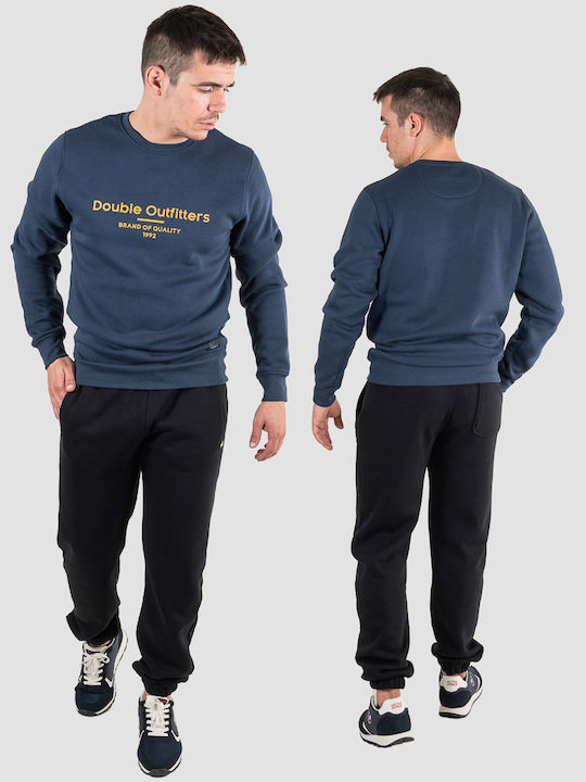 Double Men's Sweatshirt Indigo.