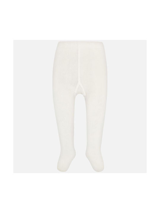 Mayoral Kids Tights Ecru