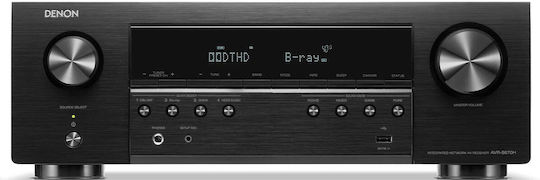 Denon AVR-S670H Home Cinema Amplifier 4K/8K 5.2 Channels with HDR and Dolby Atmos Black