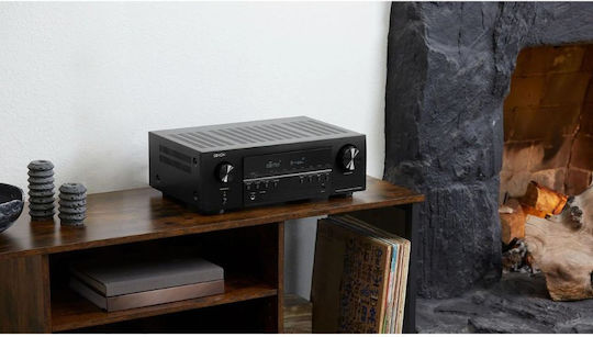 Denon AVR-S670H Home Cinema Amplifier 4K/8K 5.2 Channels with HDR and Dolby Atmos Black