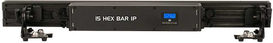 ADJ Lumina în mișcare LED 15 HEX Bar IP