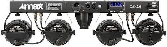 Max Audio Φωτορυθμικό LED PAR DMX PartyBar11 RGB