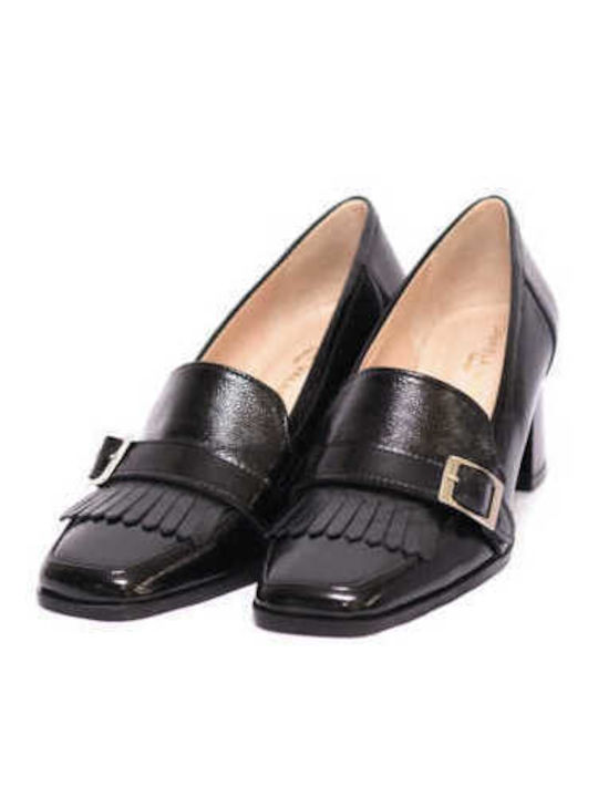 Gabriela Valeri Patent Leather Black Heels