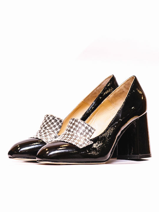 Gabriela Valeri Patent Leather Black Heels