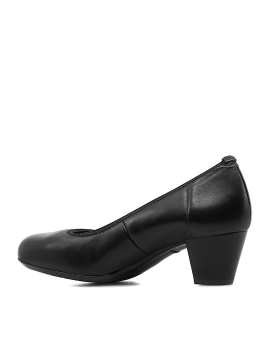Anatomic Leather Black Heels