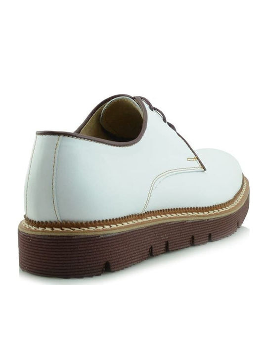 Men's Leather Casual Shoes White