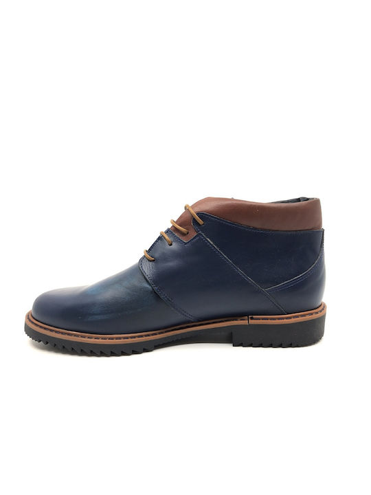 Caballo Men's Leather Boots Blue