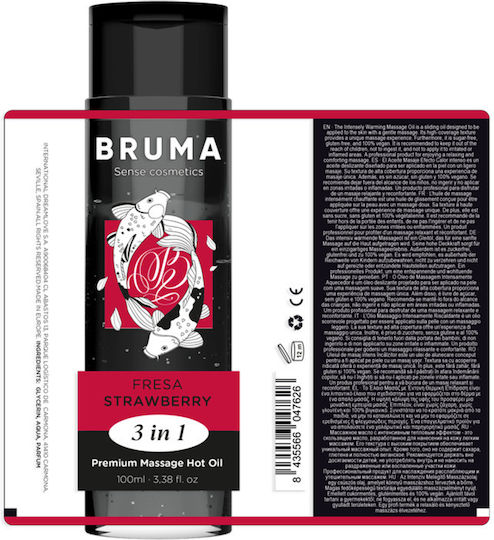 Bruma Massageöl mit Duft Erdbeere 100ml