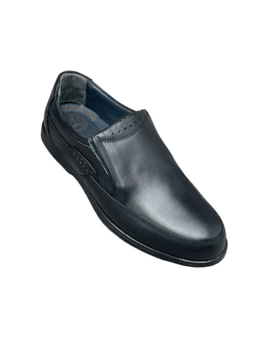 Smart Steps Men's Leather Casual Shoes Black